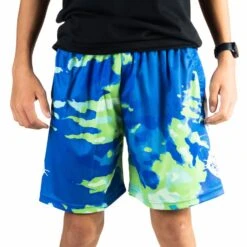 Lacrosse Shorts - Spiral Tie-Dye Green -Sport Gift Store lx 12177 1