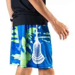 Lacrosse Shorts - Spiral Tie-Dye Green -Sport Gift Store lx 12177 2
