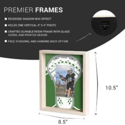 Guys Lacrosse Premier Frame - Close Up Stick -Sport Gift Store lx 12264 GREEN DETAILS