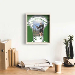 Guys Lacrosse Premier Frame - Close Up Stick -Sport Gift Store lx 12264 GREEN LIFESTYLE VERTICAL