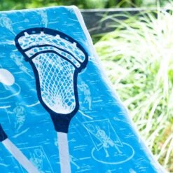Guys Lacrosse Premium Beach Towel - Blue Crossed Sticks 10 Guys Lacrosse Premium Beach Towel - Blue Crossed Sticks -Sport Gift Store lx 12292 LOUNGE CHAIR 1