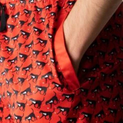 Guys Lacrosse Lounge Pants - Max The Lax Dog -Sport Gift Store lx 12299 MODEL POCKET