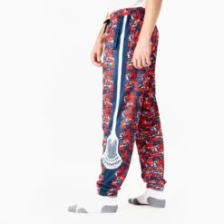 Guys Lacrosse Lounge Pants - Patriotic Digital Camo -Sport Gift Store lx 12300 MODEL BACK