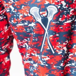 Guys Lacrosse Lounge Pants - Patriotic Digital Camo -Sport Gift Store lx 12300 MODEL CLOSE
