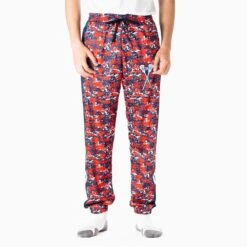 Guys Lacrosse Lounge Pants - Patriotic Digital Camo