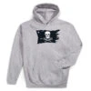 Guys Lacrosse Hooded Sweatshirt - Lax Pirate Flag