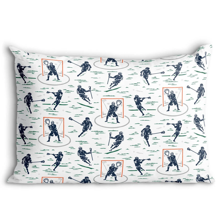 Guys Lacrosse Pillowcase - Action Player 3 Guys Lacrosse Pillowcase - Action Player