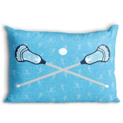 Guys Lacrosse Pillowcase - Crossed Sticks -Sport Gift Store lx 12414 MAIN3