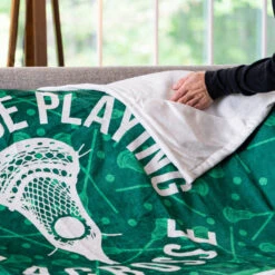 Guys Lacrosse Premium Blanket - Rather Be Playing Lacrosse -Sport Gift Store lx 12416 HOME LIFESTYLE 2