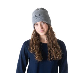 Lacrosse Embroidered Beanie - Lacrosse Sticks -Sport Gift Store lx 12421 FEMALE LIFESTYLE 2