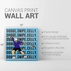 Guys Lacrosse Canvas Wall Art - Celly Lacrosse -Sport Gift Store lx 12433 DETAILS