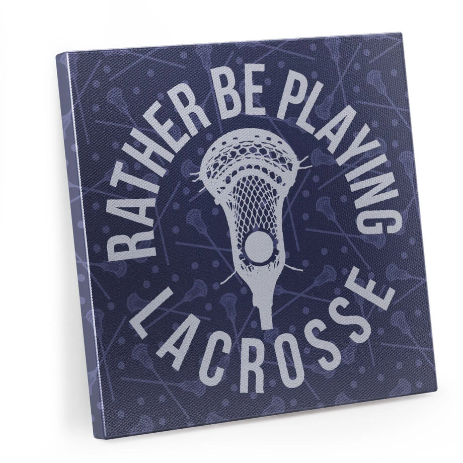 Guys Lacrosse Canvas Wall Art - Patriotic Lacrosse - 2 Piece Set 6 Guys Lacrosse Canvas Wall Art - Patriotic Lacrosse - 2 Piece Set - Image 4