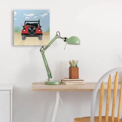 Guys Lacrosse Canvas Wall Art - Chillax'n Cruiser -Sport Gift Store lx 12437 DESK