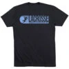 Guys Lacrosse Short Sleeve T-Shirt - 100% Of The Shots 2 Guys Lacrosse Short Sleeve T-Shirt - 100% Of The Shots -Sport Gift Store lx 12438 BLACK FLAT