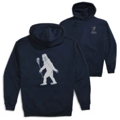 Guys Lacrosse Hooded Sweatshirt - Yeti (Back Design)