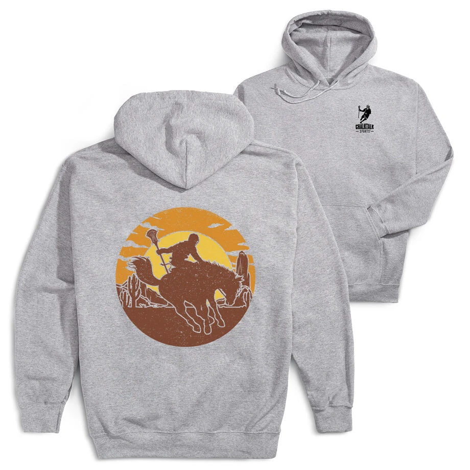 Guys Lacrosse Hooded Sweatshirt - Giddy-Up (Back Design) 3 Guys Lacrosse Hooded Sweatshirt - Giddy-Up (Back Design)