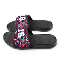 Guys Lacrosse Repwell® Slide Sandals - Patriotic Digi Camo -Sport Gift Store lx 12557 SIDE
