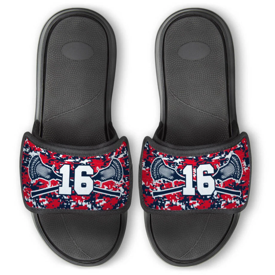 Guys Lacrosse Repwell® Sandal Straps - Patriotic Digi Camo 4 Guys Lacrosse Repwell® Sandal Straps - Patriotic Digi Camo - Image 2