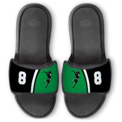 Guys Lacrosse Repwell® Slide Sandals - Personalized Jumpshot