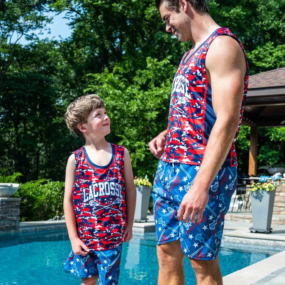 Guys Lacrosse Swim Trunks - All American Lacrosse 8 Guys Lacrosse Swim Trunks - All American Lacrosse - Image 6