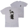 Guys Lacrosse Short Sleeve Tee - Lacrosse Reaper (Back Design) 2 Guys Lacrosse Short Sleeve Tee - Lacrosse Reaper (Back Design) -Sport Gift Store lx 12645 GRAY MAIN