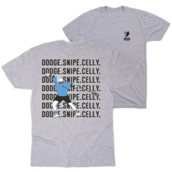 Guys Lacrosse Short Sleeve T-Shirt - Dodge Snipe Celly (Back Design)