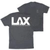 Guys Lacrosse Short Sleeve T-Shirt - I'd Rather Lax (Back Design) 1 Guys Lacrosse Short Sleeve T-Shirt - I'd Rather Lax (Back Design) -Sport Gift Store lx 12668 CHARCOAL MAIN