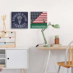 Guys Lacrosse Canvas Wall Art - Patriotic Lacrosse - 2 Piece Set 9 Guys Lacrosse Canvas Wall Art - Patriotic Lacrosse - 2 Piece Set -Sport Gift Store lx 12701 LIFESTYLE
