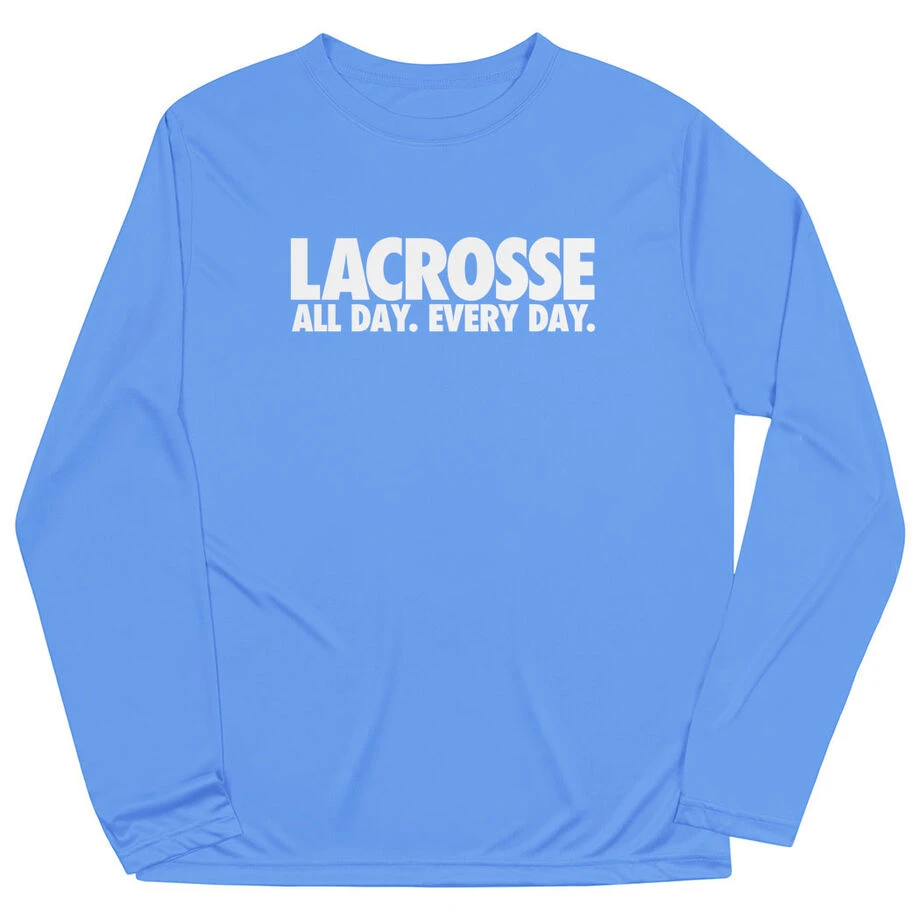 Lacrosse Long Sleeve Performance Tee - All Day Every Day 3 Lacrosse Long Sleeve Performance Tee - All Day Every Day