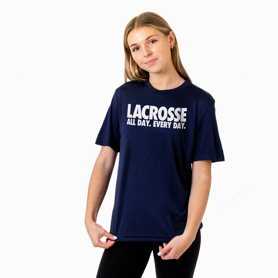 Lacrosse Short Sleeve Performance Tee - All Day Every Day 5 Lacrosse Short Sleeve Performance Tee - All Day Every Day - Image 3