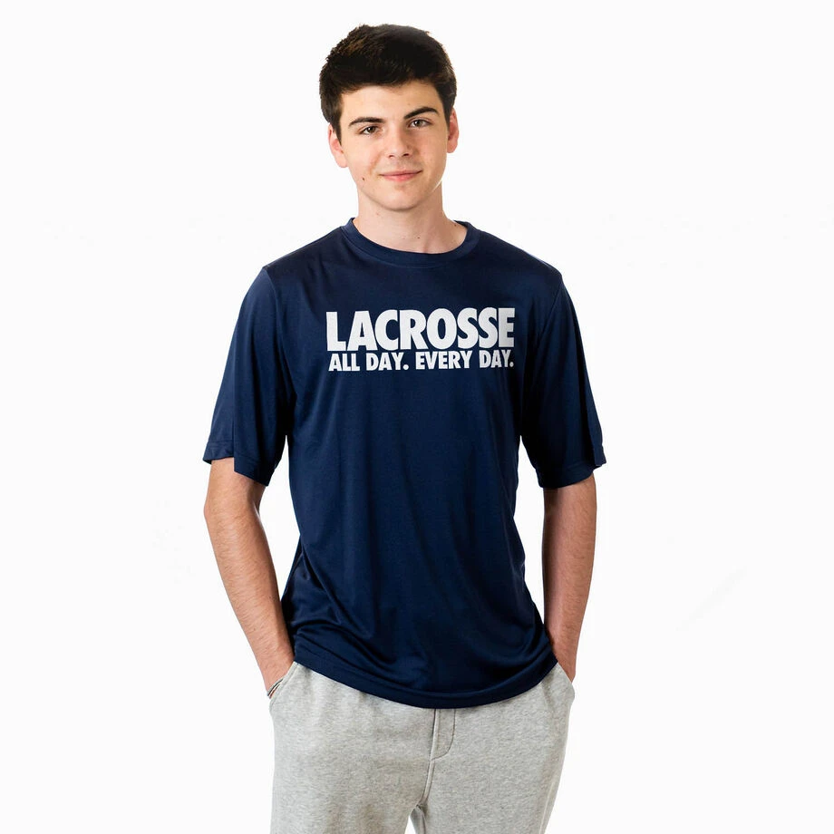 Lacrosse Short Sleeve Performance Tee - All Day Every Day 4 Lacrosse Short Sleeve Performance Tee - All Day Every Day - Image 2