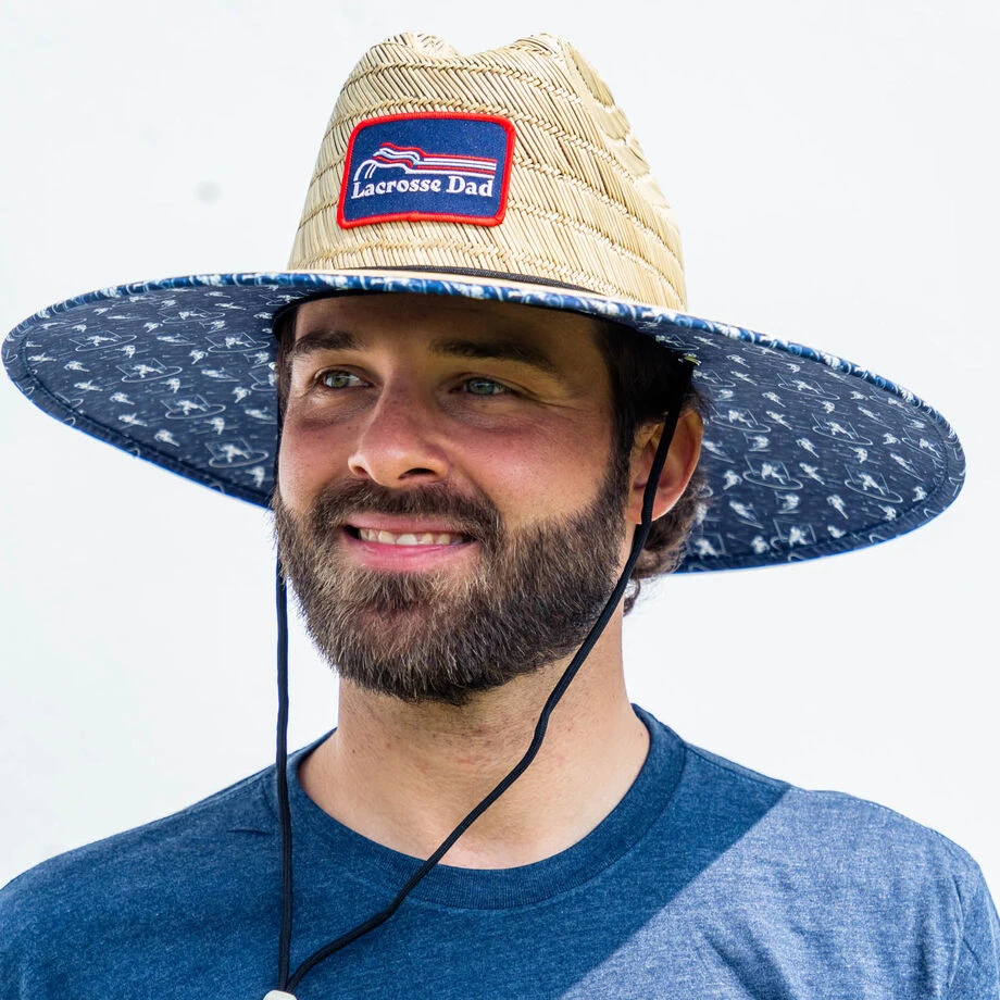 Lacrosse Straw Hat - Lacrosse Dad 7 Lacrosse Straw Hat - Lacrosse Dad - Image 5