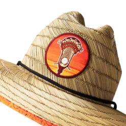 Lacrosse Straw Hat - Beach -Sport Gift Store lx 12951 CLOSE
