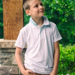 Guys Lacrosse Short Sleeve Polo Shirt - Island Breeze -Sport Gift Store lx 12952 GEN LIFESTYLE 2