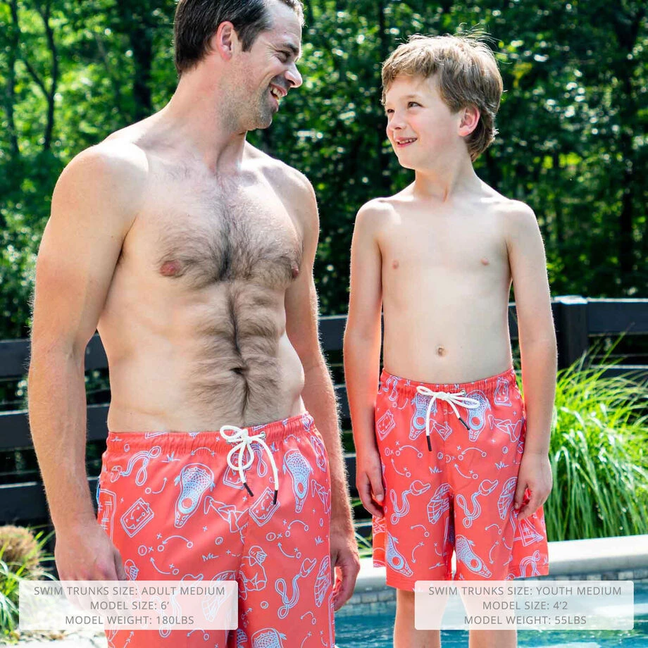 Guys Lacrosse Swim Trunks - Iconic 4 Guys Lacrosse Swim Trunks - Iconic - Image 2