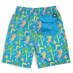 Guys Lacrosse Swim Trunks - Island Breeze 9 Guys Lacrosse Swim Trunks - Island Breeze -Sport Gift Store lx 12957 BACK