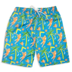 Guys Lacrosse Swim Trunks - Island Breeze
