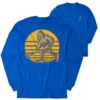 Guys Lacrosse Tshirt Long Sleeve - BigFoot (Back Design) -Sport Gift Store lx 13029 ROYAL MAIN