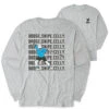 Guys Lacrosse Tshirt Long Sleeve - Dodge Snipe Celly (Back Design) 2 Guys Lacrosse Tshirt Long Sleeve - Dodge Snipe Celly (Back Design) -Sport Gift Store lx 13033 GRAY MAIN