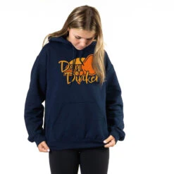 Pickleball Hooded Sweatshirt - Day Dinker -Sport Gift Store pb 00008 NAVY GIRLS