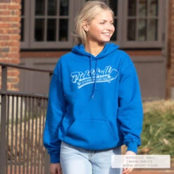 Pickleball Hooded Sweatshirt - Kind Of A Big Dill 17 Pickleball Hooded Sweatshirt - Kind Of A Big Dill -Sport Gift Store pb 00044 ROYAL LIFESTYLE FEMALE