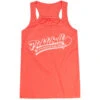 Pickleball Flowy Racerback Tank Top - Kind Of A Big Dill -Sport Gift Store pb 00047 CORAL MAIN