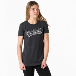 Pickleball Women's Everyday Tee - Kind Of A Big Dill -Sport Gift Store pb 00049 CHARCOAL MODEL