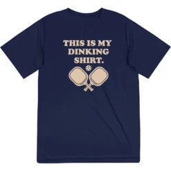Pickleball Short Sleeve Performance Tee - This Is My Dinking Shirt