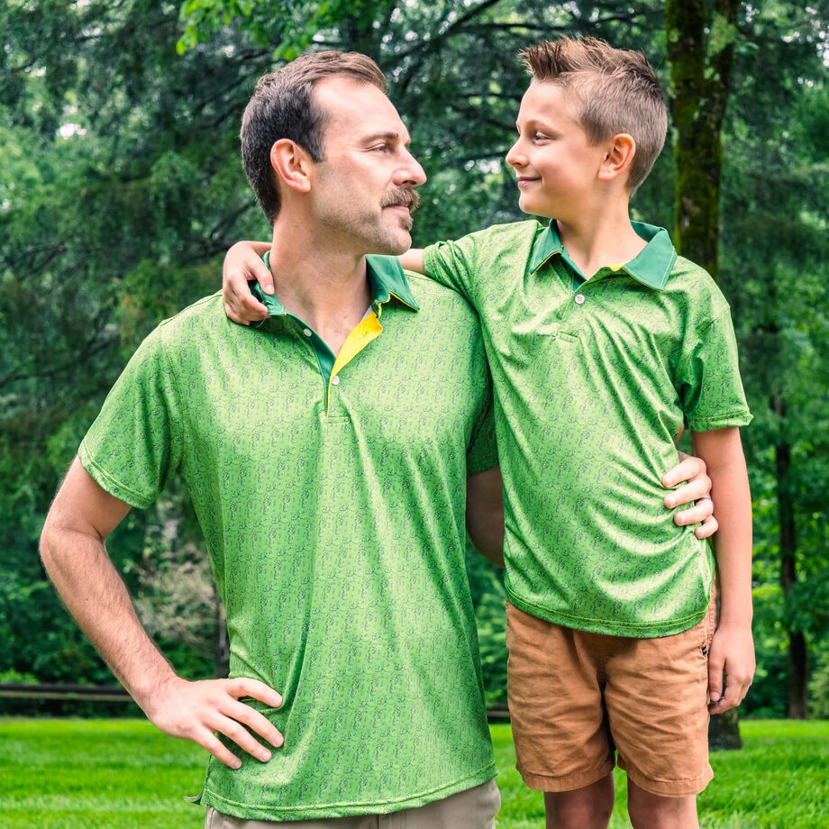 Pickleball Short Sleeve Polo Shirt - Big Dill 5 Pickleball Short Sleeve Polo Shirt - Big Dill - Image 3