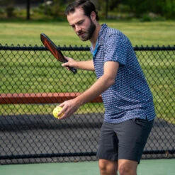 Pickleball Short Sleeve Polo Shirt - Cross Court -Sport Gift Store pb 00102 LIFESTYLE 1