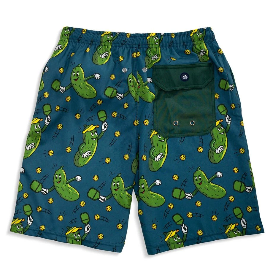 Pickleball Swim Trunks - Big Dill 6 Pickleball Swim Trunks - Big Dill - Image 4