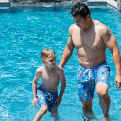 Pickleball Swim Trunks - Dink Shot -Sport Gift Store pb 00116 GEN LIFESTYLE 4