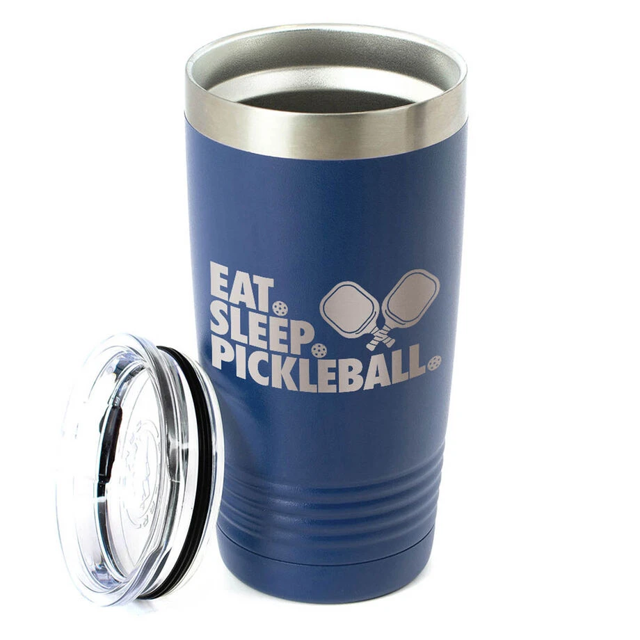 Pickleball 20 Oz. Double Insulated Tumbler - Eat. Sleep. Pickleball. 4 Pickleball 20 Oz. Double Insulated Tumbler - Eat. Sleep. Pickleball. - Image 2