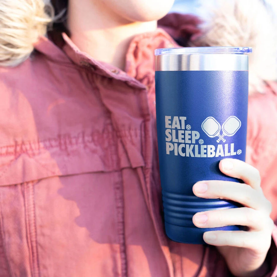 Pickleball 20 Oz. Double Insulated Tumbler - Eat. Sleep. Pickleball. 8 Pickleball 20 Oz. Double Insulated Tumbler - Eat. Sleep. Pickleball. - Image 6